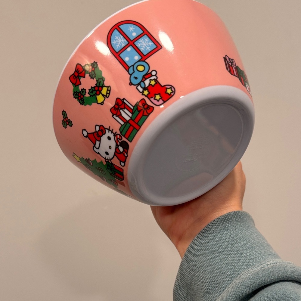 Hello Kitty Pink and White Bowl - Picture 1 of 4